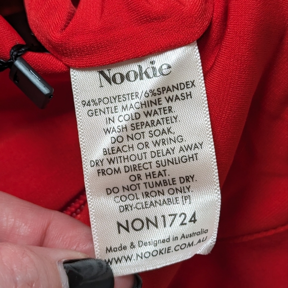 NWT Nookie Phoenix Red Gown Size Small - Picture 12 of 12